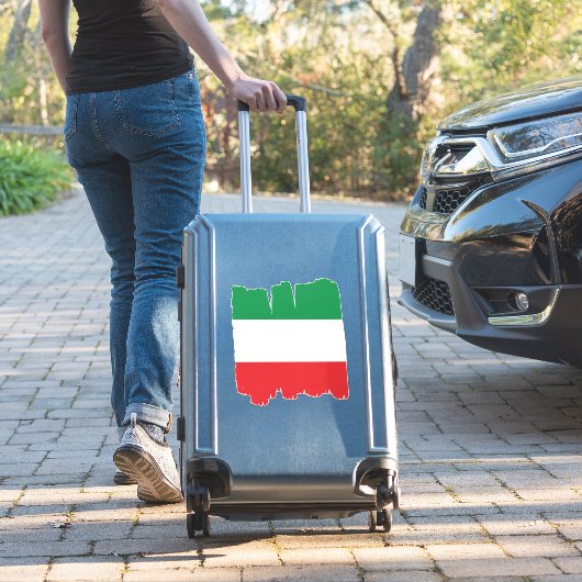 イタリアイタリアン国旗 シール (スーツケースインサイチュ)
