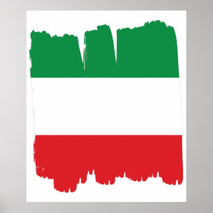 イタリアイタリアン国旗 ポスター