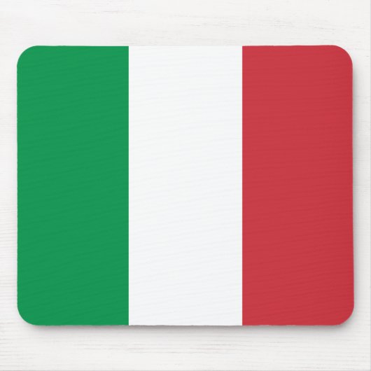 イタリアイタリアン国旗 マウスパッド (正面)