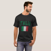 イタリアイタリアン国旗 Tシャツ (正面フル)
