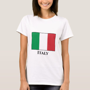 イタリアイタリアン国旗 Tシャツ