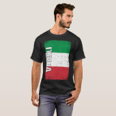 イタリアイタリアン国旗 Tシャツ (正面フル)