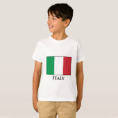 イタリアイタリアン国旗 Tシャツ (正面フル)