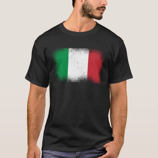 イタリアイタリアン国旗 Tシャツ (正面)
