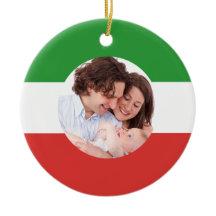 イタリアイタリアン家族写真クリスマス米国国旗