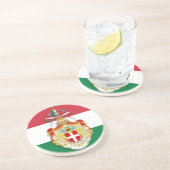 イタリアイタリアン王国の記章を含む国旗 コースター (側面)