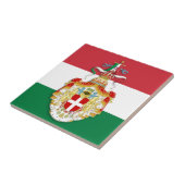 イタリアイタリアン王国の記章を含む国旗 タイル (側面)