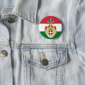 イタリアイタリアン王国の記章を含む国旗 缶バッジ (インサイチュ)