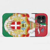 イタリアイタリアン王国の記章を含む国旗 Case-Mate iPhoneケース (裏面(横))