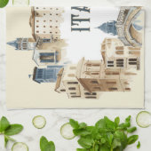 イタリアイタリア キッチンタオル (折り畳み)