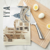 イタリアイタリア キッチンタオル (四つ折り)