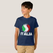 イタリアイタリアWC 2010の青年サッカーのワイシャツ Tシャツ (正面フル)