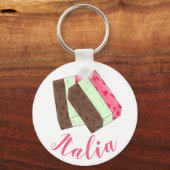イタリアイタリイタリアンアルフードスプモニアイスクリームジェラート キーホルダー (正面)