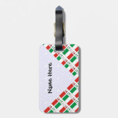 イタリアエバンディエライタリアタイルパーソナライズされたル ラゲッジタグ (裏面縦)