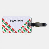 イタリアエバンディエライタリアタイルパーソナライズされたル ラゲッジタグ (裏面横)