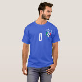 イタリアカスタムサッカーTシャツ Tシャツ (正面フル)