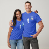 イタリアカスタムサッカーTシャツ Tシャツ (ユニセックス)