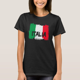 イタリアカッコいい国旗 Tシャツ
