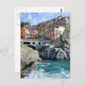 イタリアカラフルはがきマナローラ ポストカード (正面/裏面)