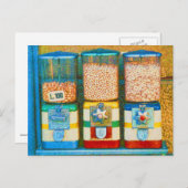 イタリアカラフル1950年代レトロナット分配器 ポストカード (正面/裏面)