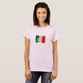 イタリアグランジイタリア国旗 – forza tシャツ (正面フル)
