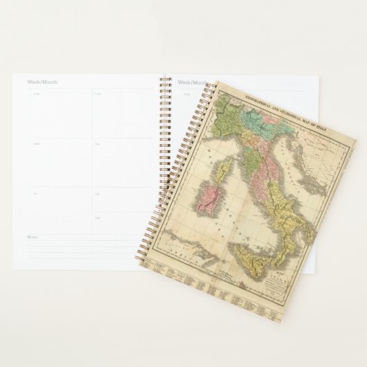 イタリアコノロジーアトラスの地図 プランナー手帳 (ディスプレー)