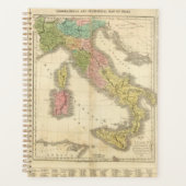イタリアコノロジーアトラスの地図 プランナー手帳 (正面)