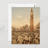 イタリアコンサートサンマルクスプレイスヴェネツィアトラベル ポストカード (正面/裏面)