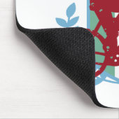 イタリアサイクリング（女性） マウスパッド (コーナー)