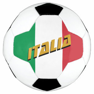イタリアサッカーイタリアン国旗/スポーツ サッカーボール