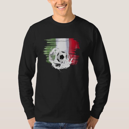 イタリアサッカーカルシオアズーリイタリア Tシャツ (正面)