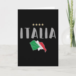 イタリアサッカーサッカーファンシャツ国旗 カード