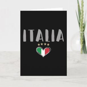 イタリアサッカーサッカーファンシャツ国旗 カード