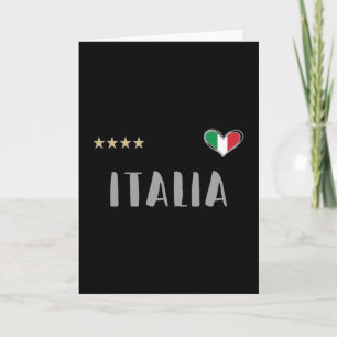 イタリアサッカーサッカーファンシャツ国旗 カード
