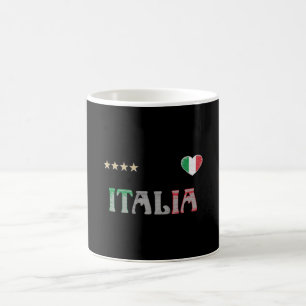イタリアサッカーサッカーファンシャツ国旗 コーヒーマグカップ