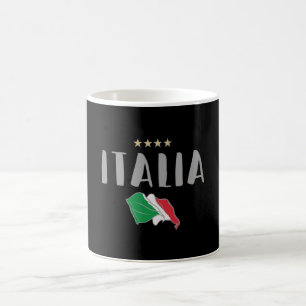 イタリアサッカーサッカーファンシャツ国旗 コーヒーマグカップ
