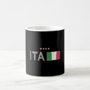 イタリアサッカーサッカーファンシャツ国旗 コーヒーマグカップ