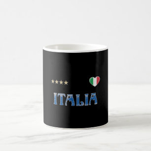 イタリアサッカーサッカーファンシャツ国旗 コーヒーマグカップ