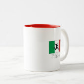 イタリアサッカーサッカー代表 ツートーンマグカップ (正面右)