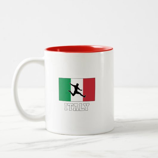 イタリアサッカーサッカー代表 ツートーンマグカップ (左)