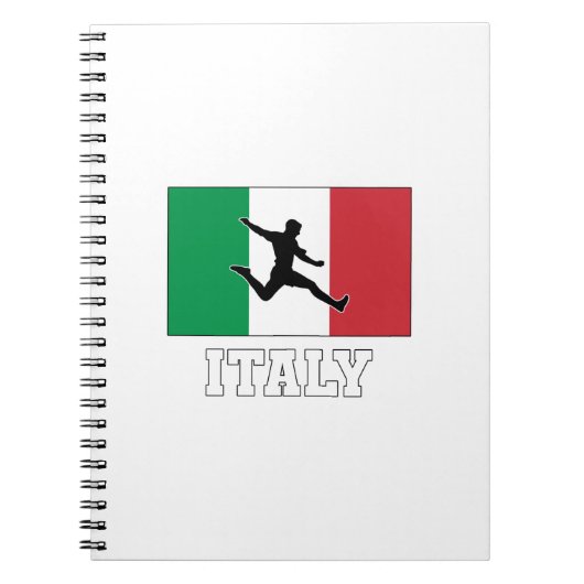 イタリアサッカーサッカー代表 ノートブック (正面)