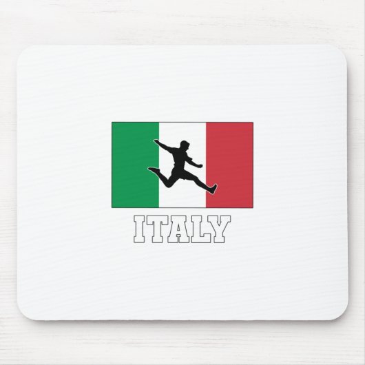 イタリアサッカーサッカー代表 マウスパッド (正面)