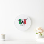 イタリアサッカーサッカー代表 ラウンド壁時計 (ホーム)