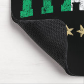 イタリアサッカーシャツサッカーファンイタリアン国旗 マウスパッド (コーナー)