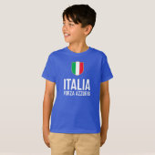 イタリアサッカーシャツ Tシャツ (正面フル)