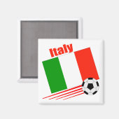 イタリアサッカーチーム マグネット (正面/裏面)