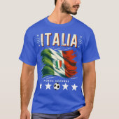イタリアサッカーフォルツァアズーリ Tシャツ (正面)