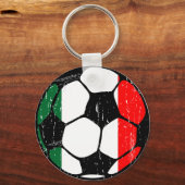 イタリアサッカーボールキーチェーン キーホルダー (正面)