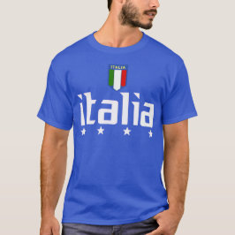 イタリアサッカー4ステル Tシャツ