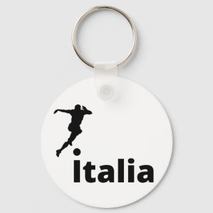 イタリアサッカー、カスタマイズ可能 キーホルダー